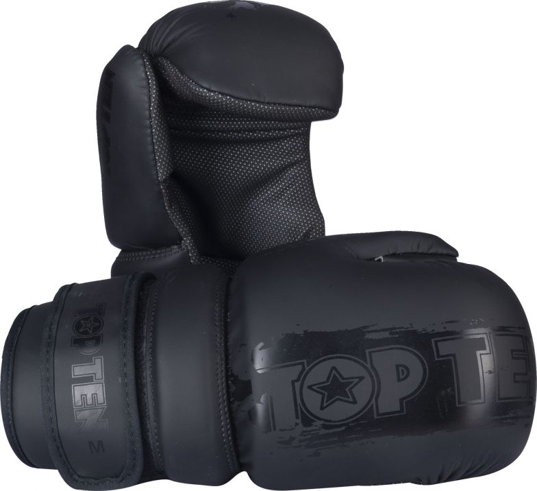 Short Kickboxing Top Ten Power Ink - Noir/Or
