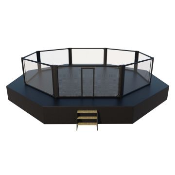 MMA Cage with sidewalk