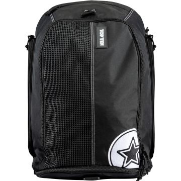 Rucksack-Tasche „be4“ - schwarz-rot, 57 cm x 44 cm x 33 cm