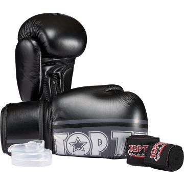 Boxing starter set “Mentor” with mouth guard and hand wraps
