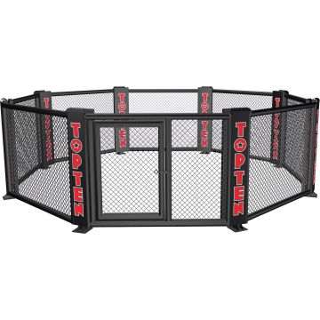 Cage MMA « Off-Zone » - taille 5x5m avec porte Cage MMA « Off-Zone » - taille 5x5m avec porte