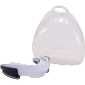 Mouth guard with box - white-black