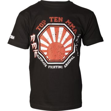 For training & competition: breathable MMA shorts “Sunrise
