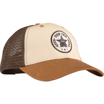 Trucker Cap „Outline“ - braun-beige
