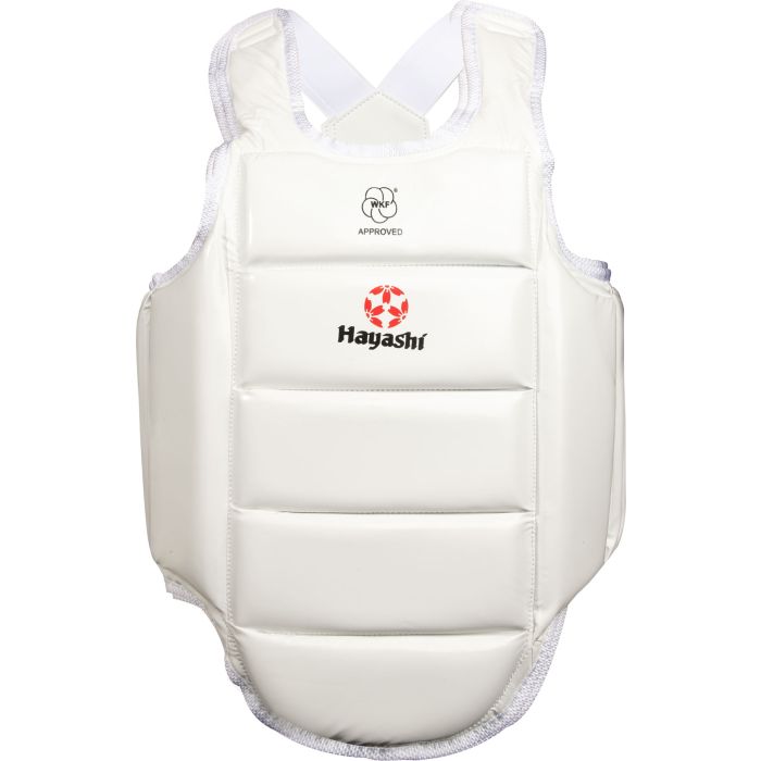 Lightweight children's chest protector for U14 WKF Kumite Karatekas