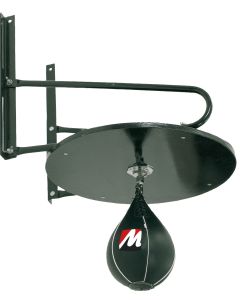 Set de plateforme Speedball avec poire de boxe (plateforme de boxe) - noir