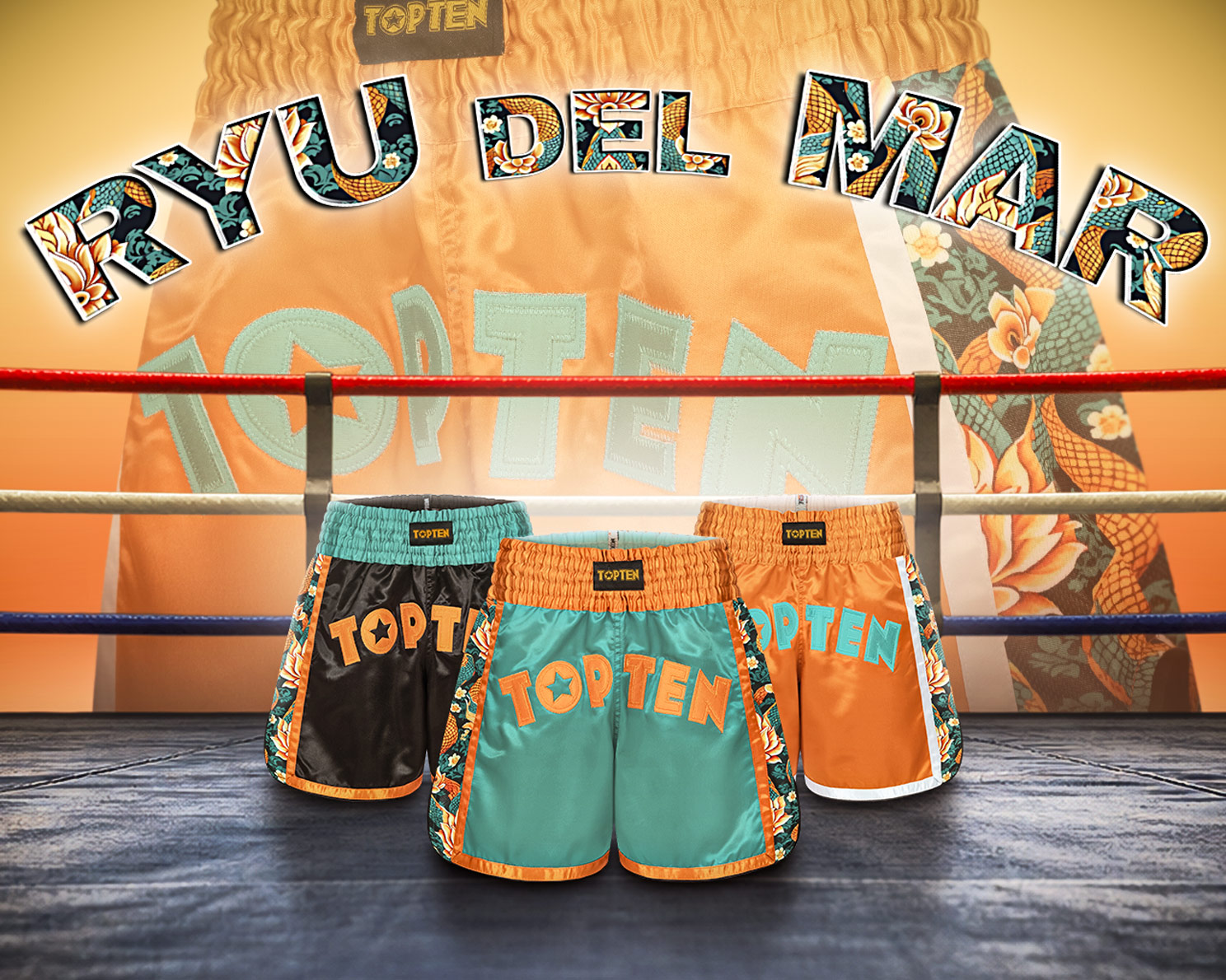 Kickbox-Shorts „Ryu del Mar“